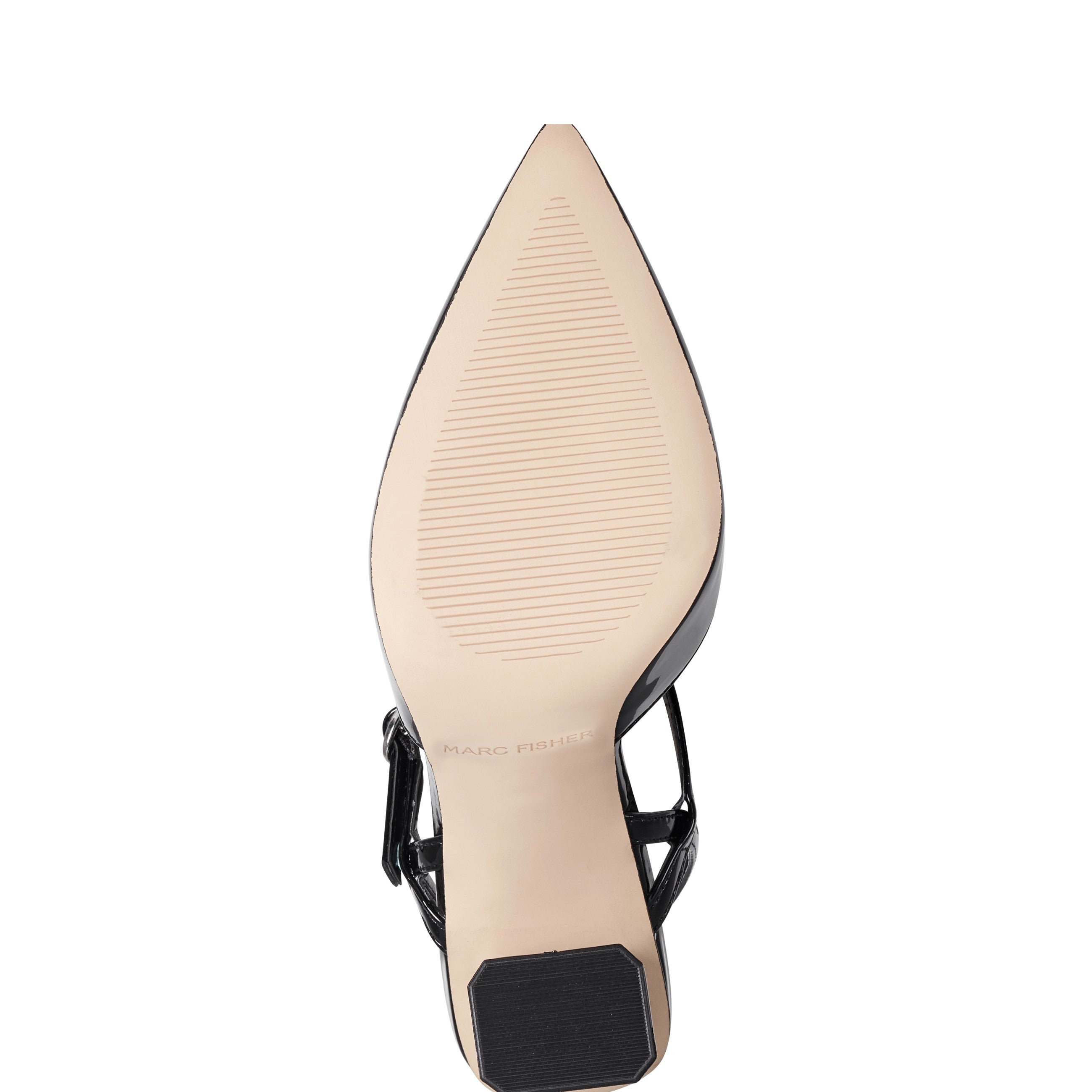 Doster Pointy Toe Slingback - Black Patent
