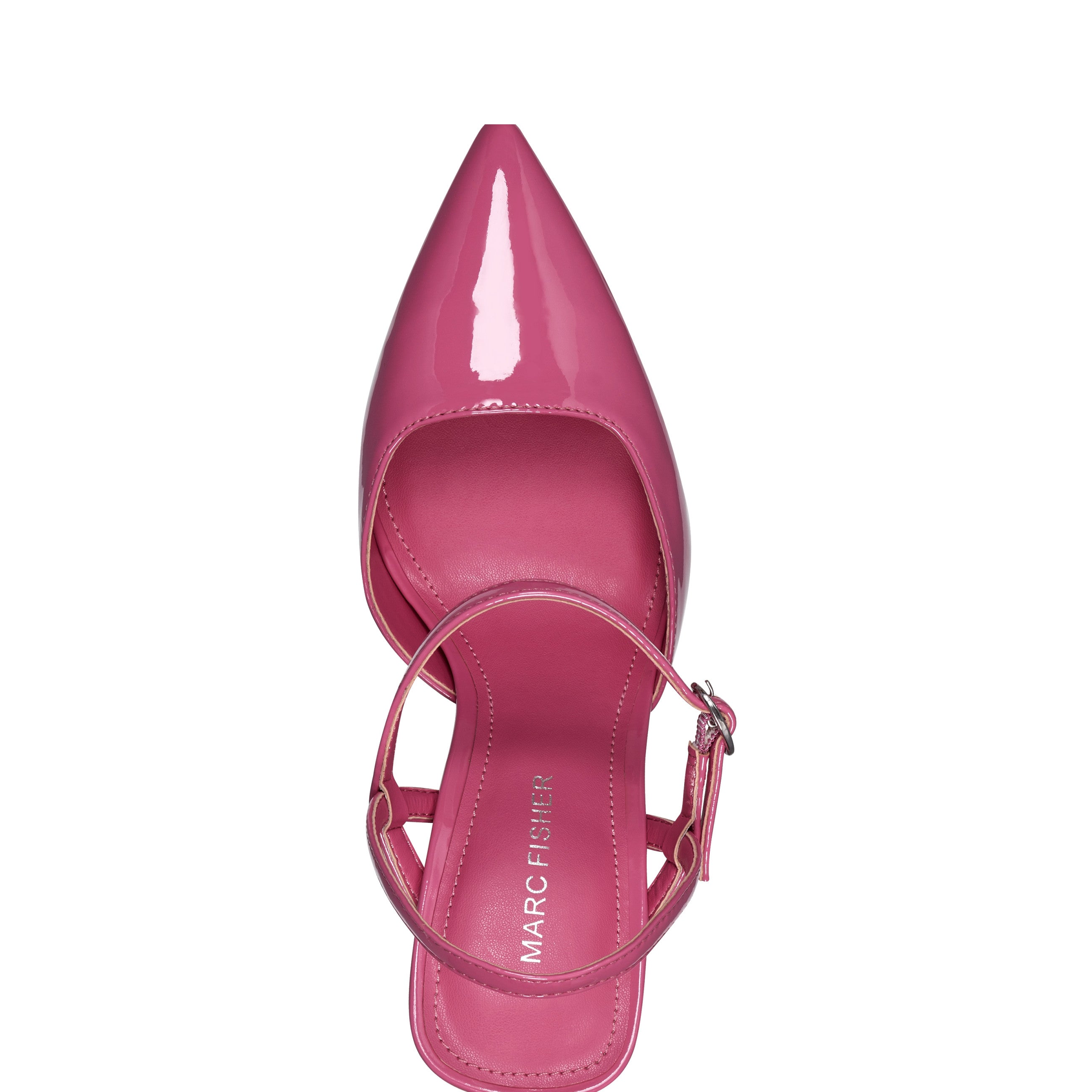 Doster Pointy Toe Slingback - Pink Patent