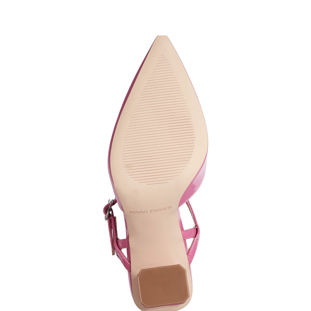 Doster Pointy Toe Slingback - Pink Patent