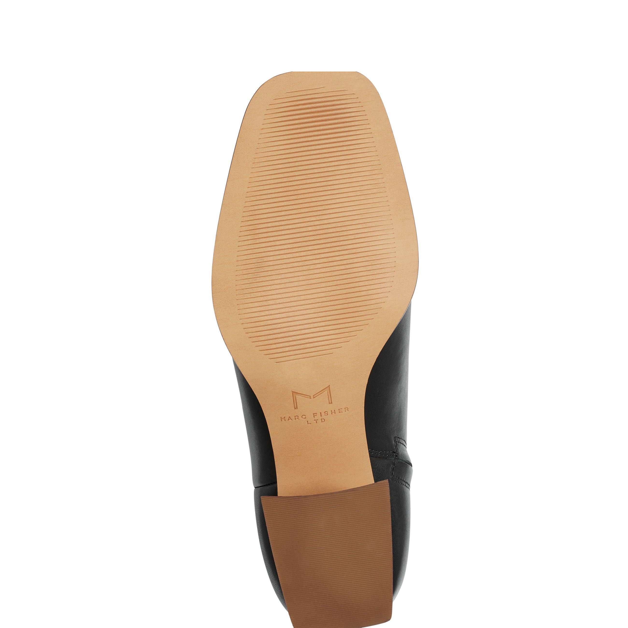 Floria Square Toe Bootie - Black Leather
