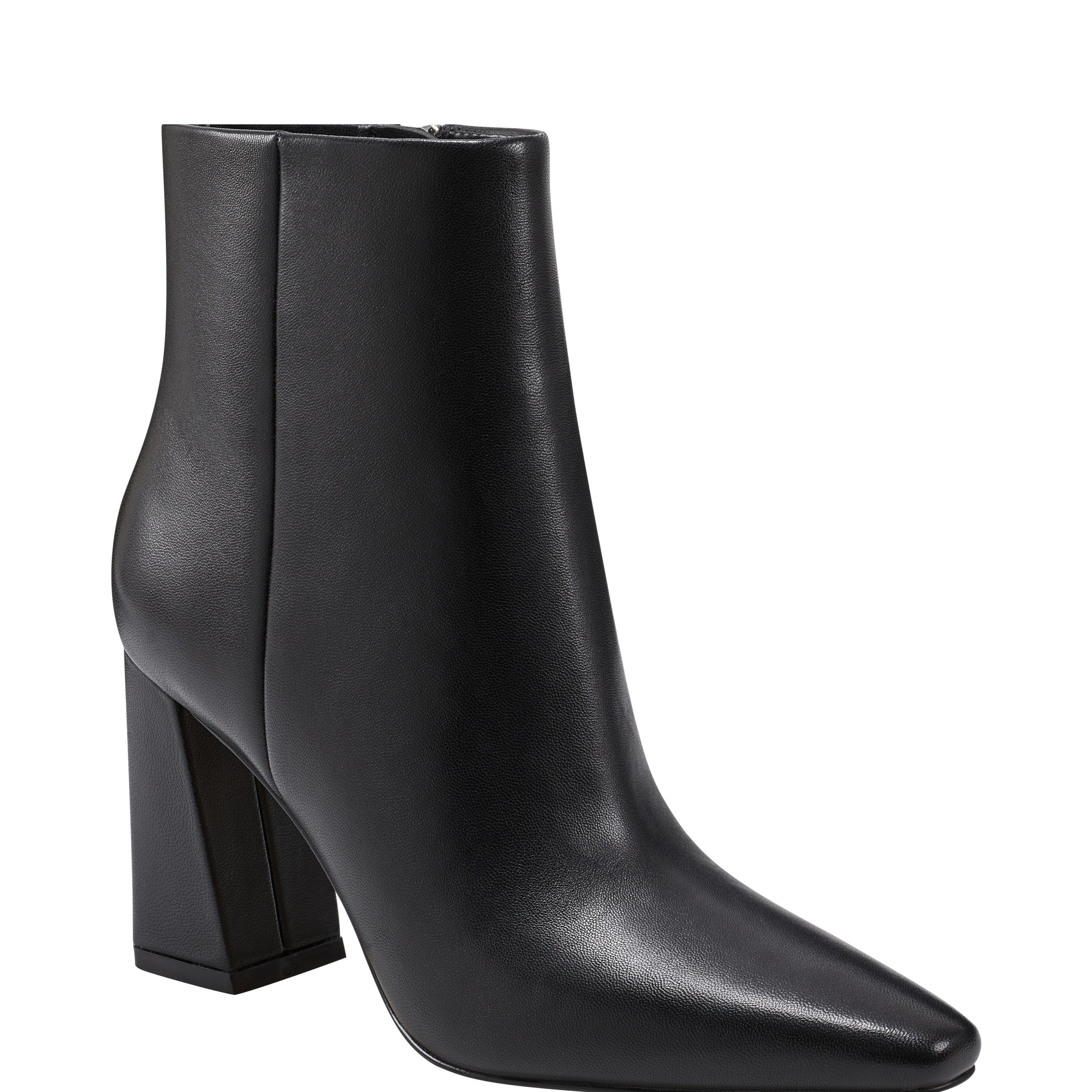 Yanara Heeled Bootie - Black Leather