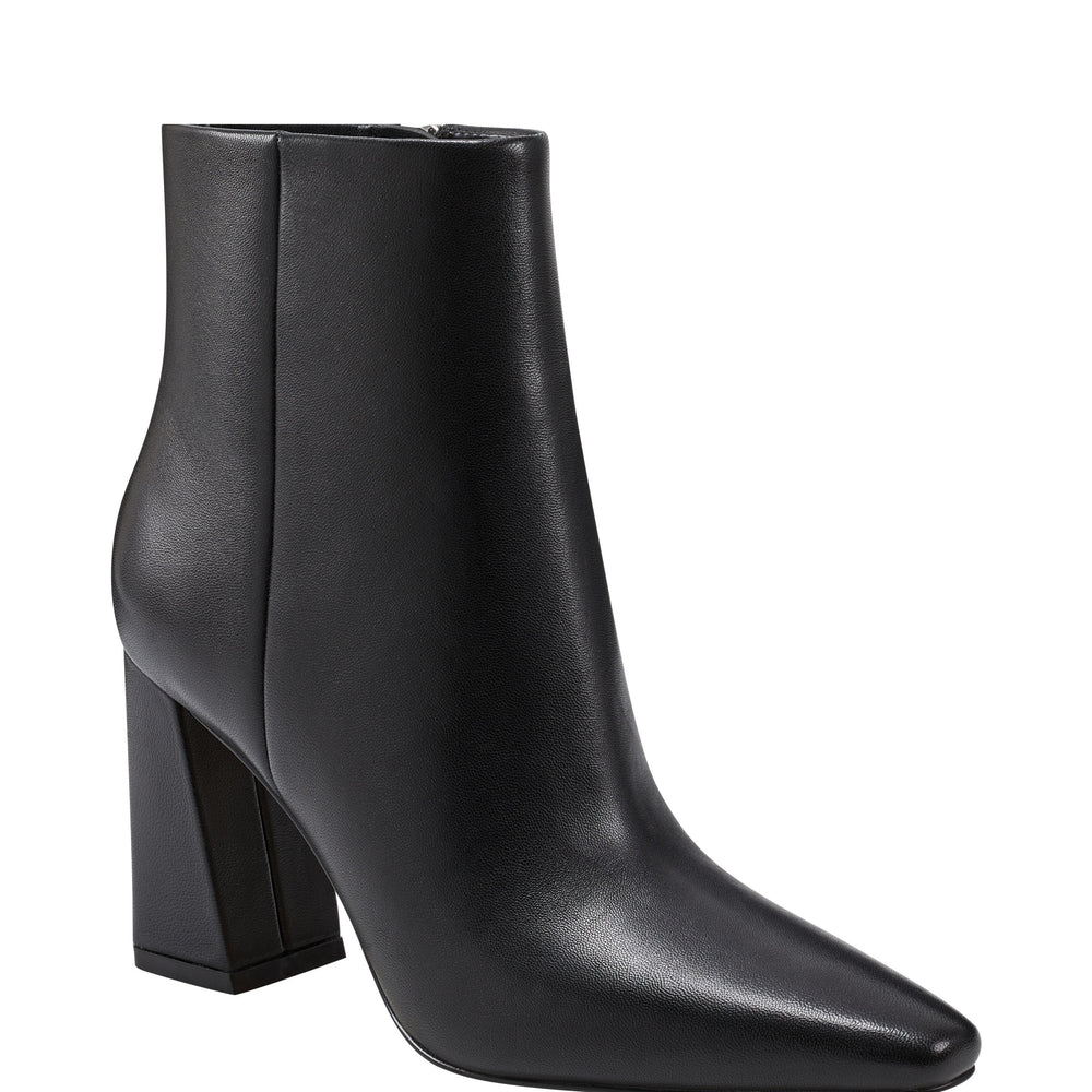 Yanara Heeled Bootie - Black Leather