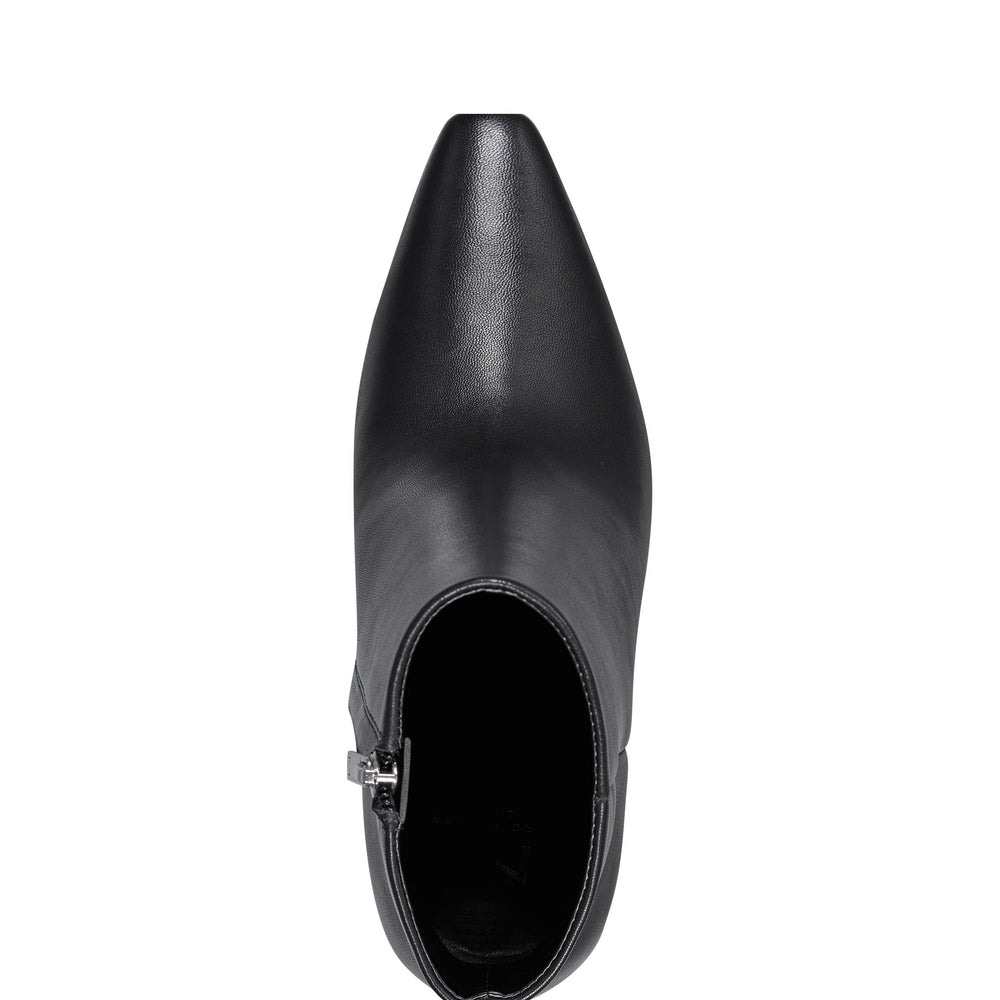 Yanara Heeled Bootie - Black Leather