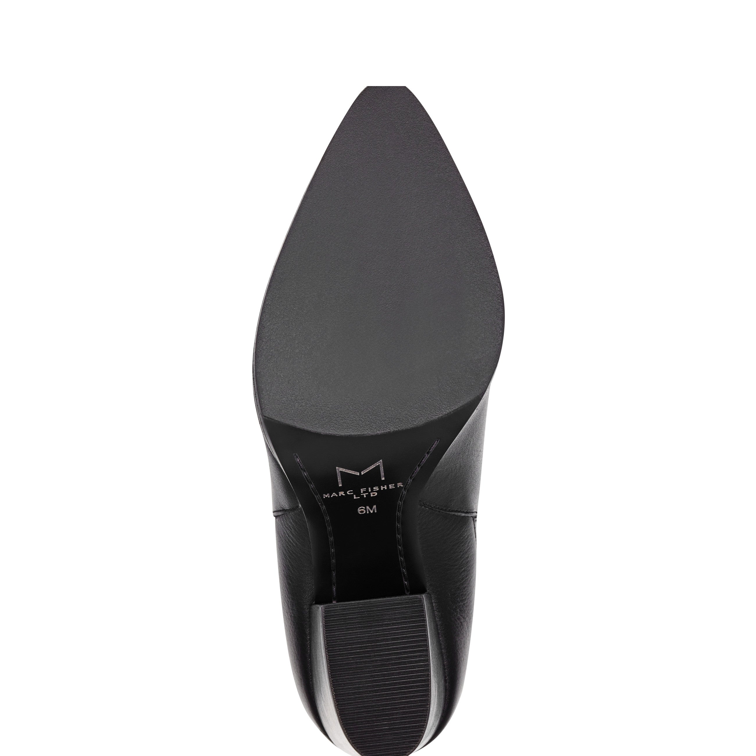 Alva Pointy Toe Bootie - Black Leather