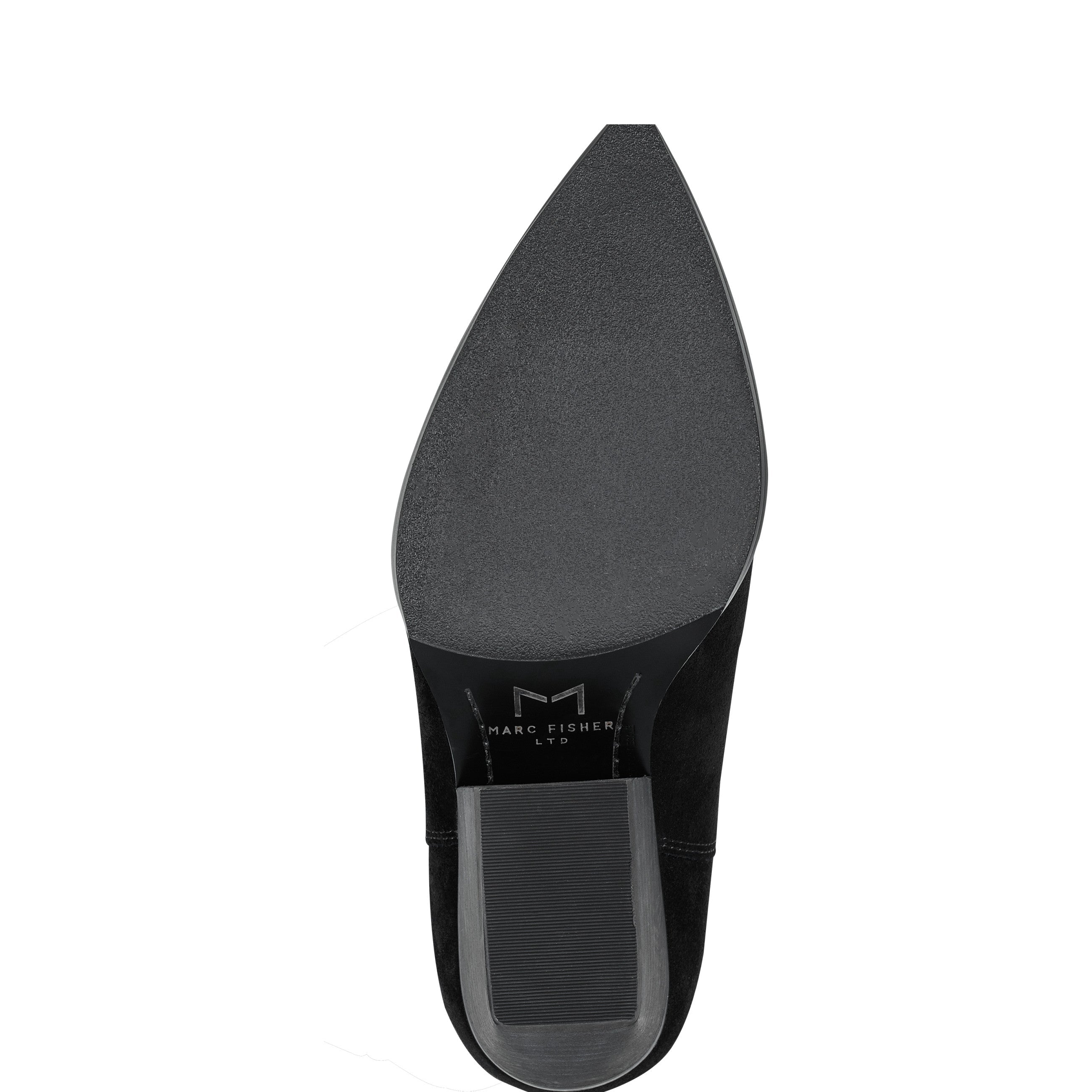 Challi Pointy Toe Boot - Black Suede