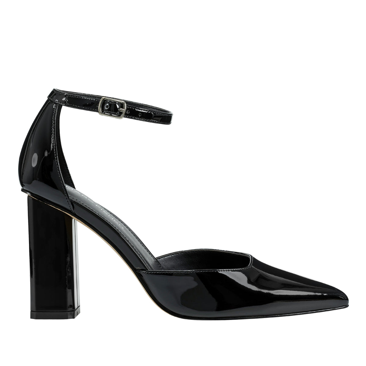 Demeter Ankle Strap Pump - Black Patent