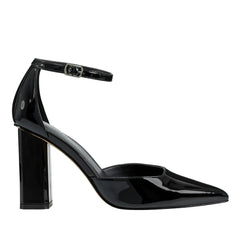 Demeter Ankle Strap Pump - Black Patent