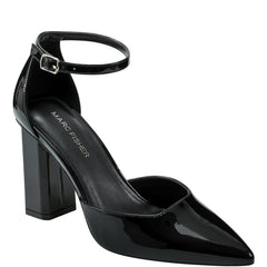 Demeter Ankle Strap Pump - Black Patent