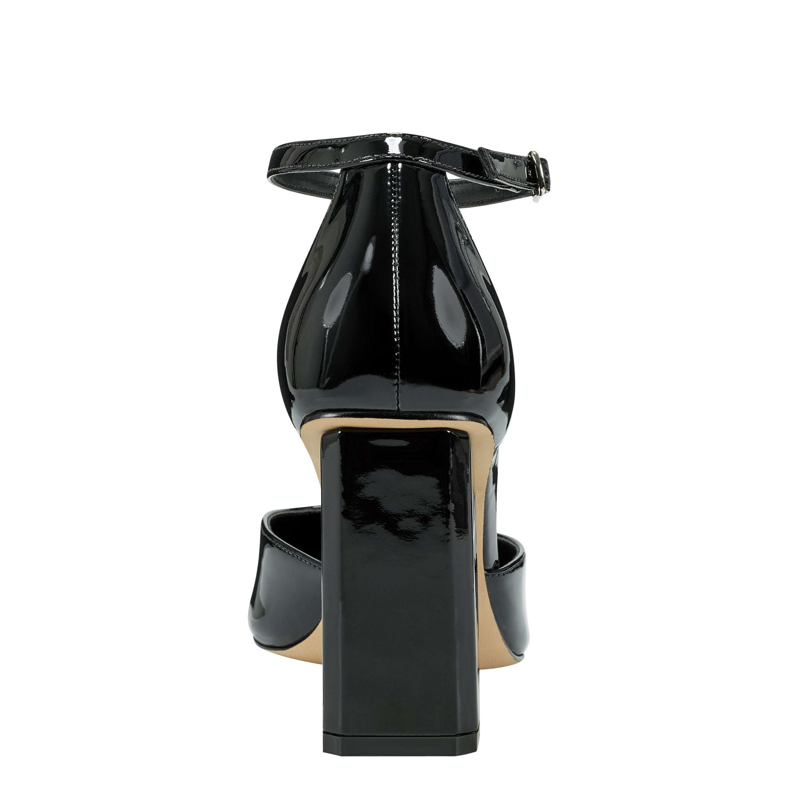 Demeter Ankle Strap Pump - Black Patent
