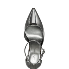 Demeter Ankle Strap Pump - Pewter Metallic
