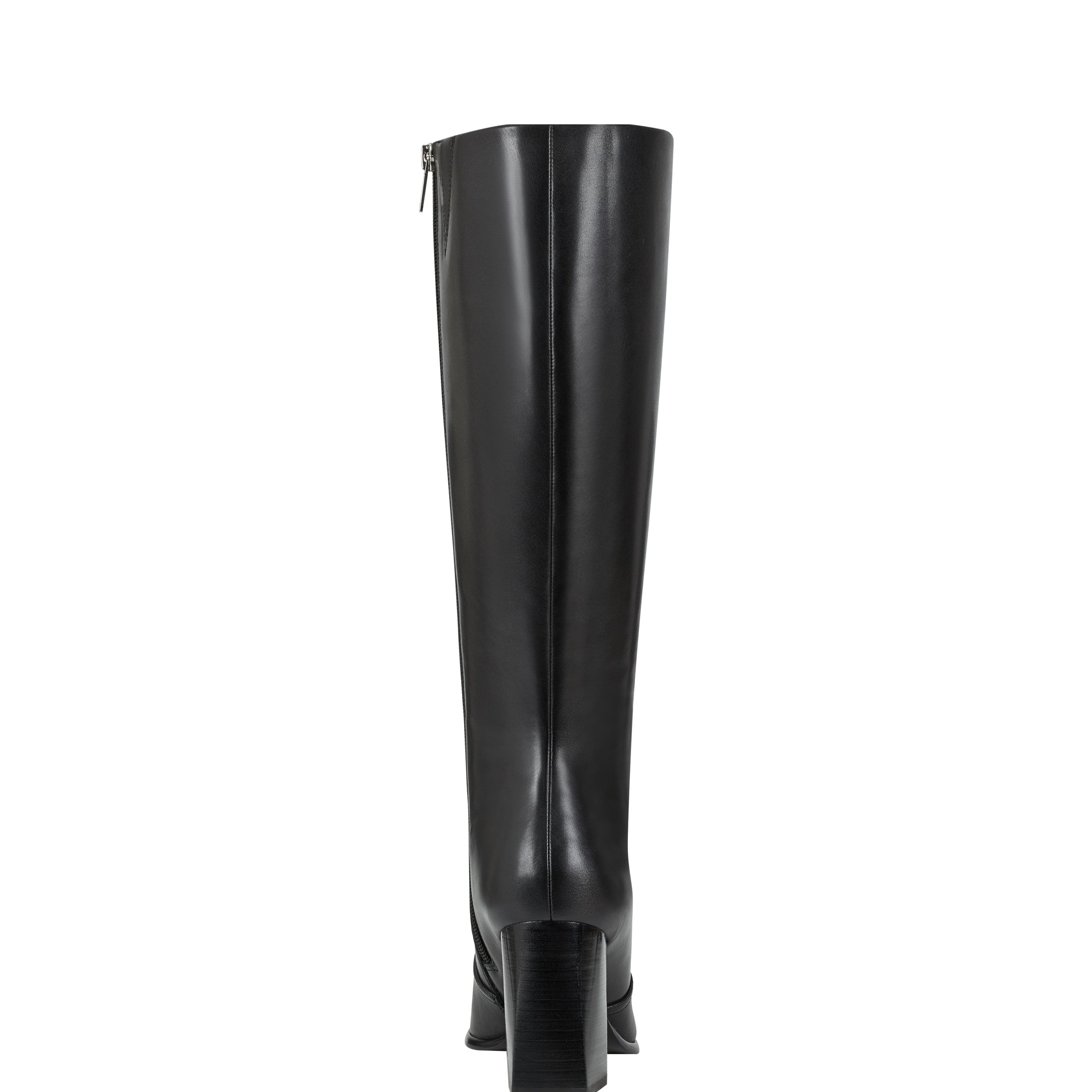 Dreeam Block Heeled Boot - Black Leather
