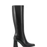 Dreeam Block Heeled Boot - Black Leather