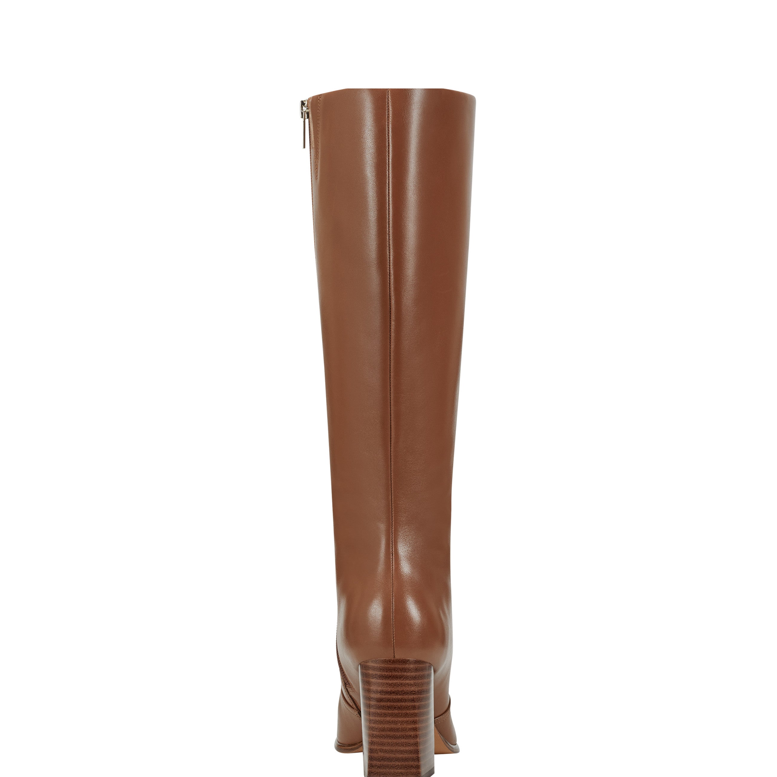 Dreeam Block Heeled Boot - Tan Leather