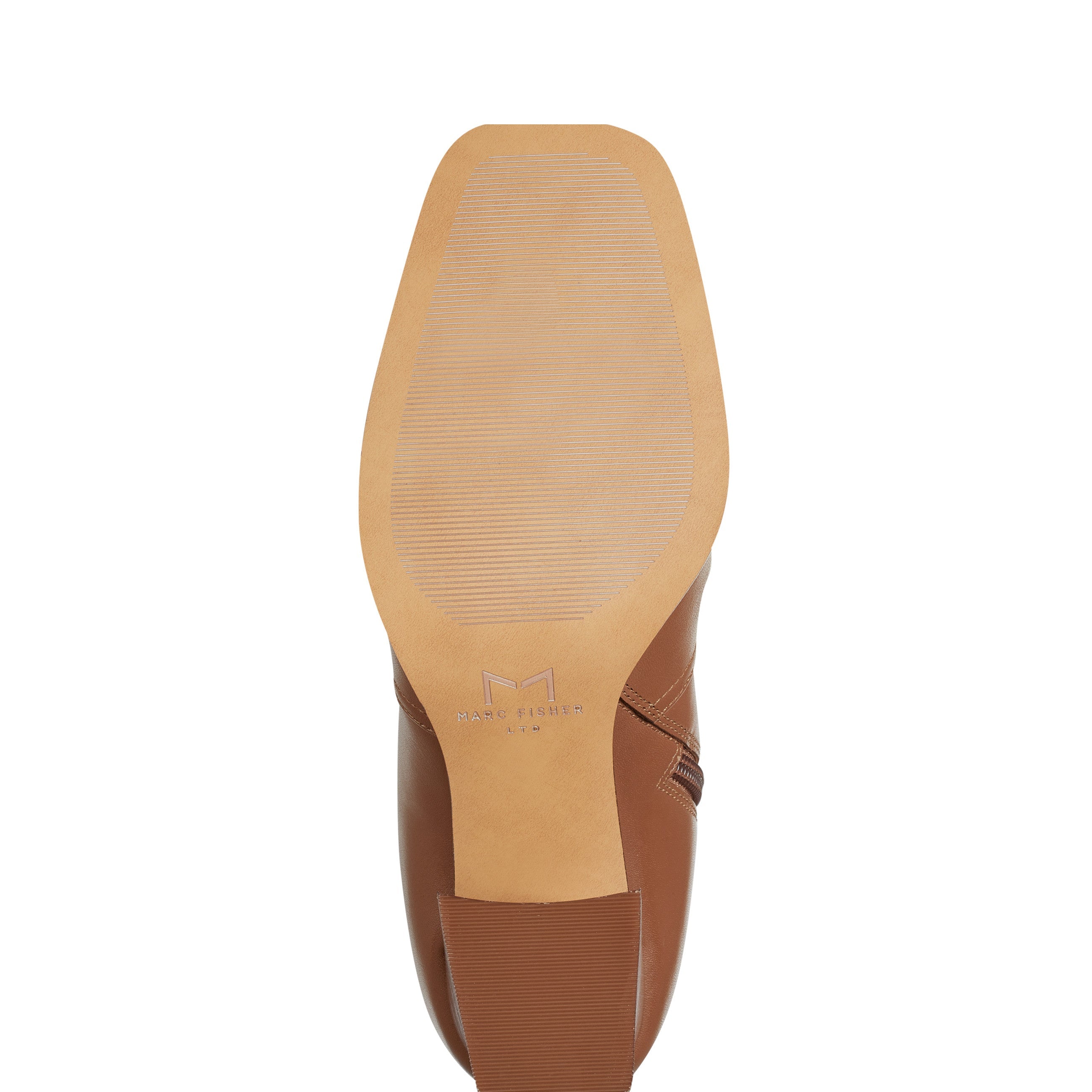 Dreeam Block Heeled Boot - Tan Leather
