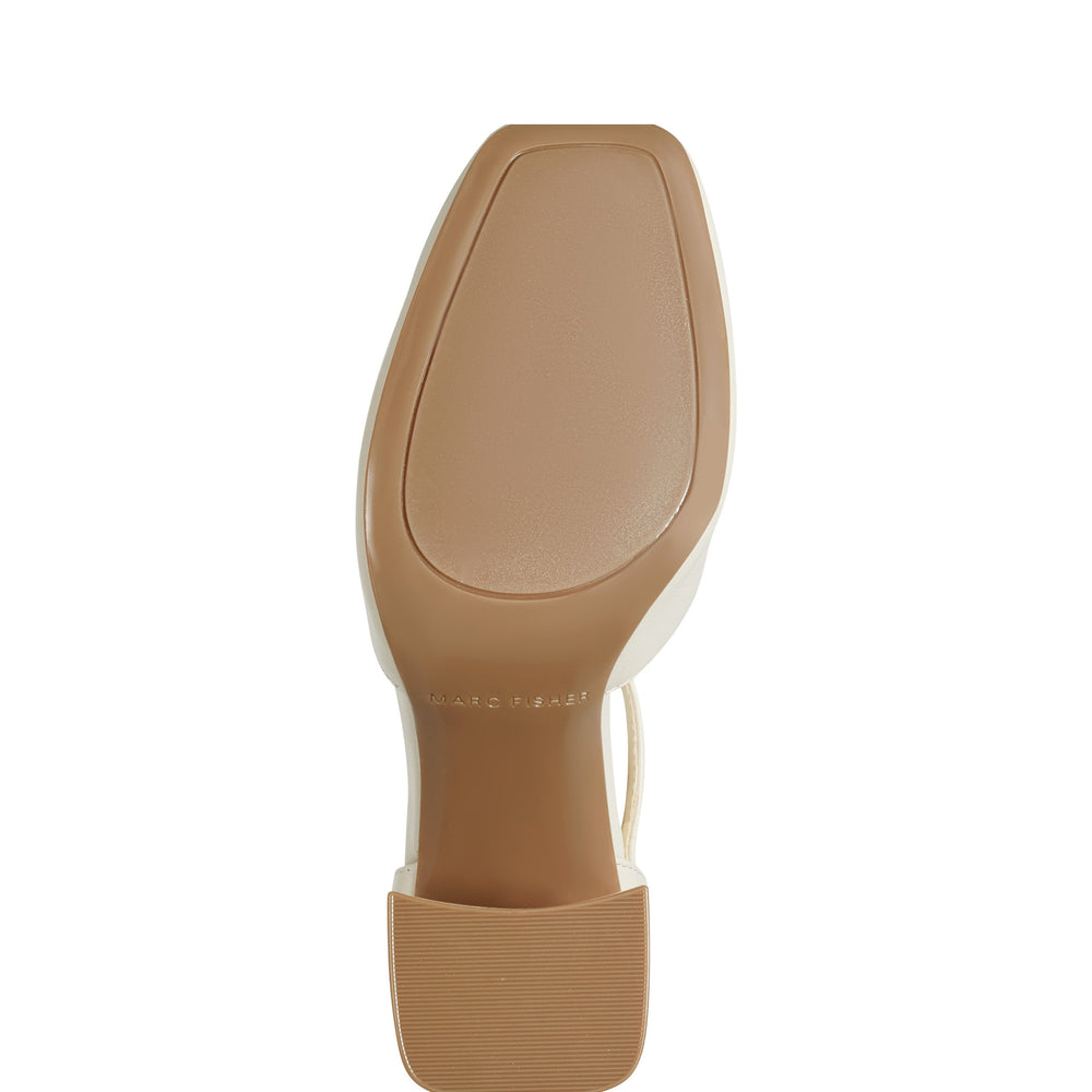 Cyrene T-Strap Pump - Chic Cream