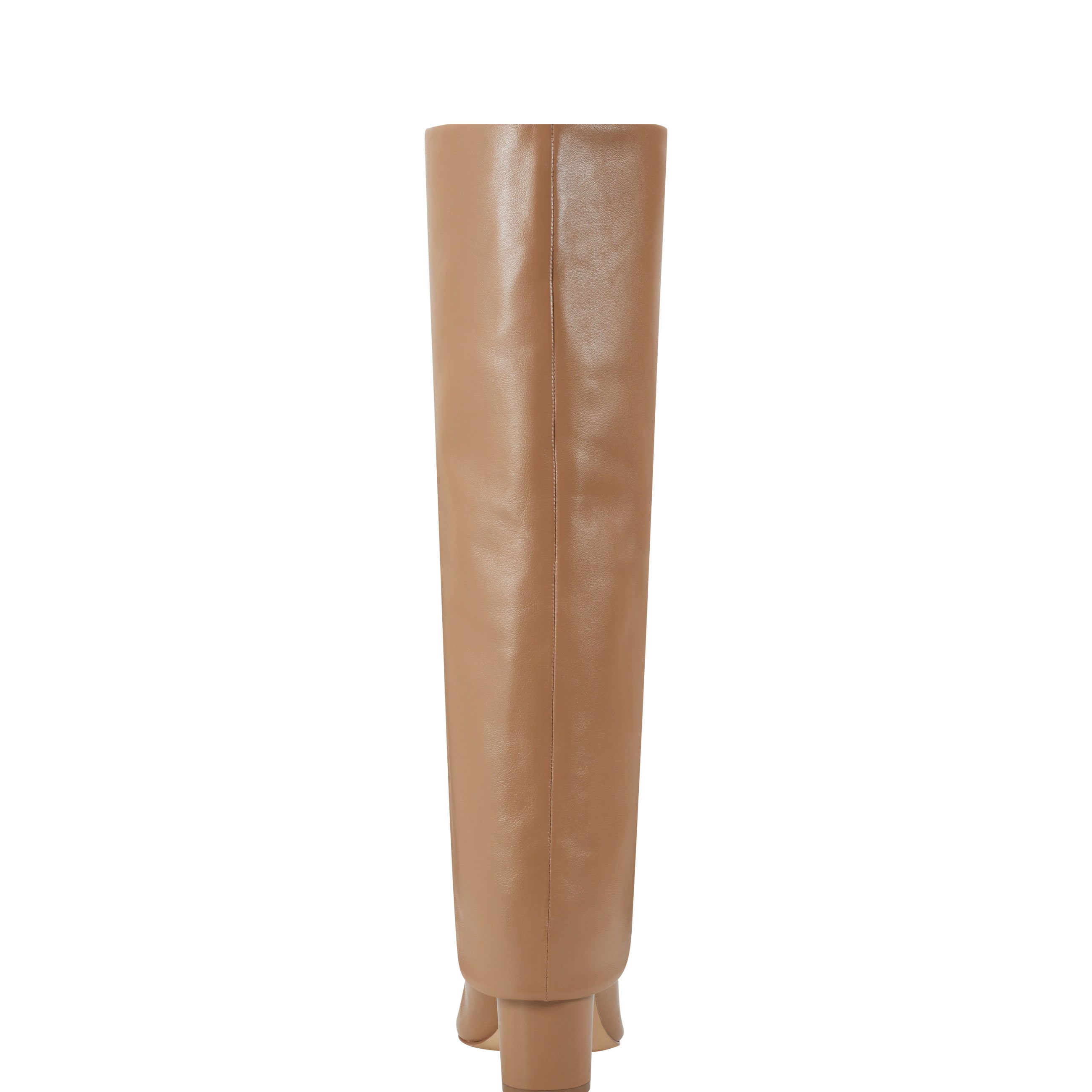 Leina Block Heel Pointy Toe Dress Boot - Tan