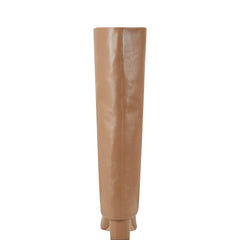 Leina Block Heel Pointy Toe Dress Boot - Tan
