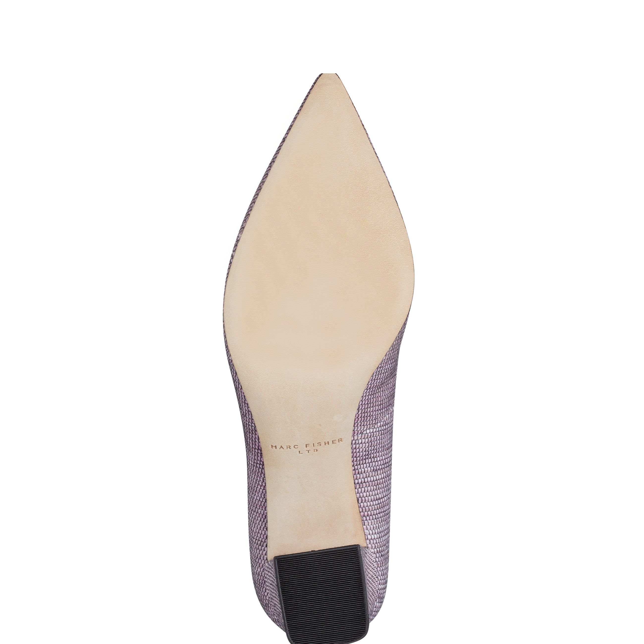 Zala Block Heel Pointy Toe Pump - Pink Raffia Multi