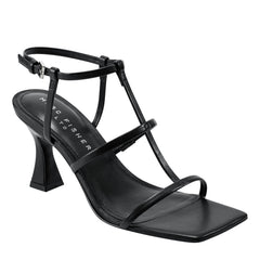 Dennie Strappy Dress Sandal - Black Leather