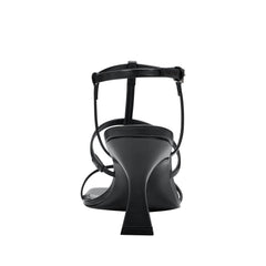 Dennie Strappy Dress Sandal - Black Leather