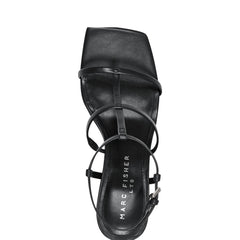 Dennie Strappy Dress Sandal - Black Leather