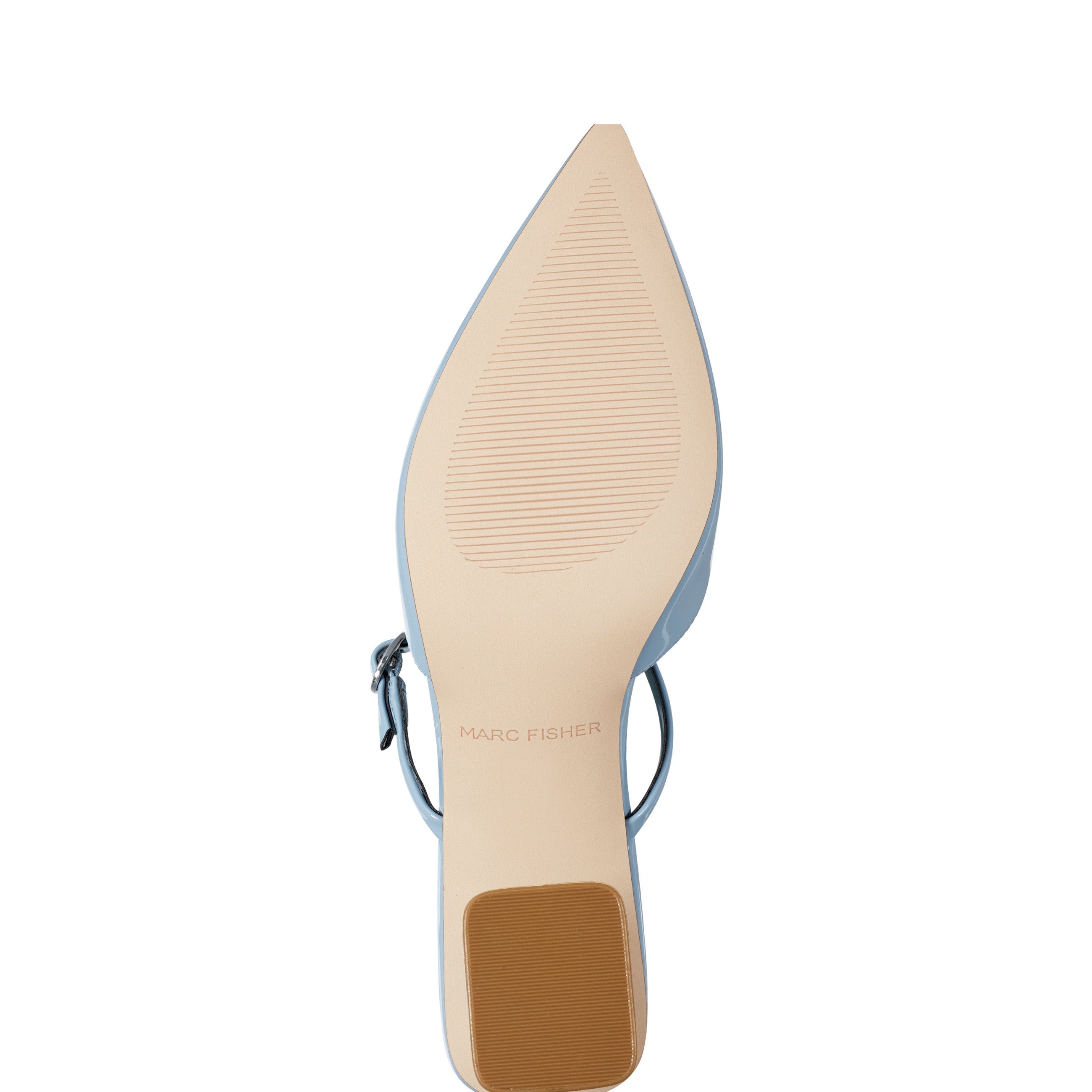 Lakey Heeled Mule - Light Blue