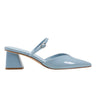 Lakey Heeled Mule - Light Blue