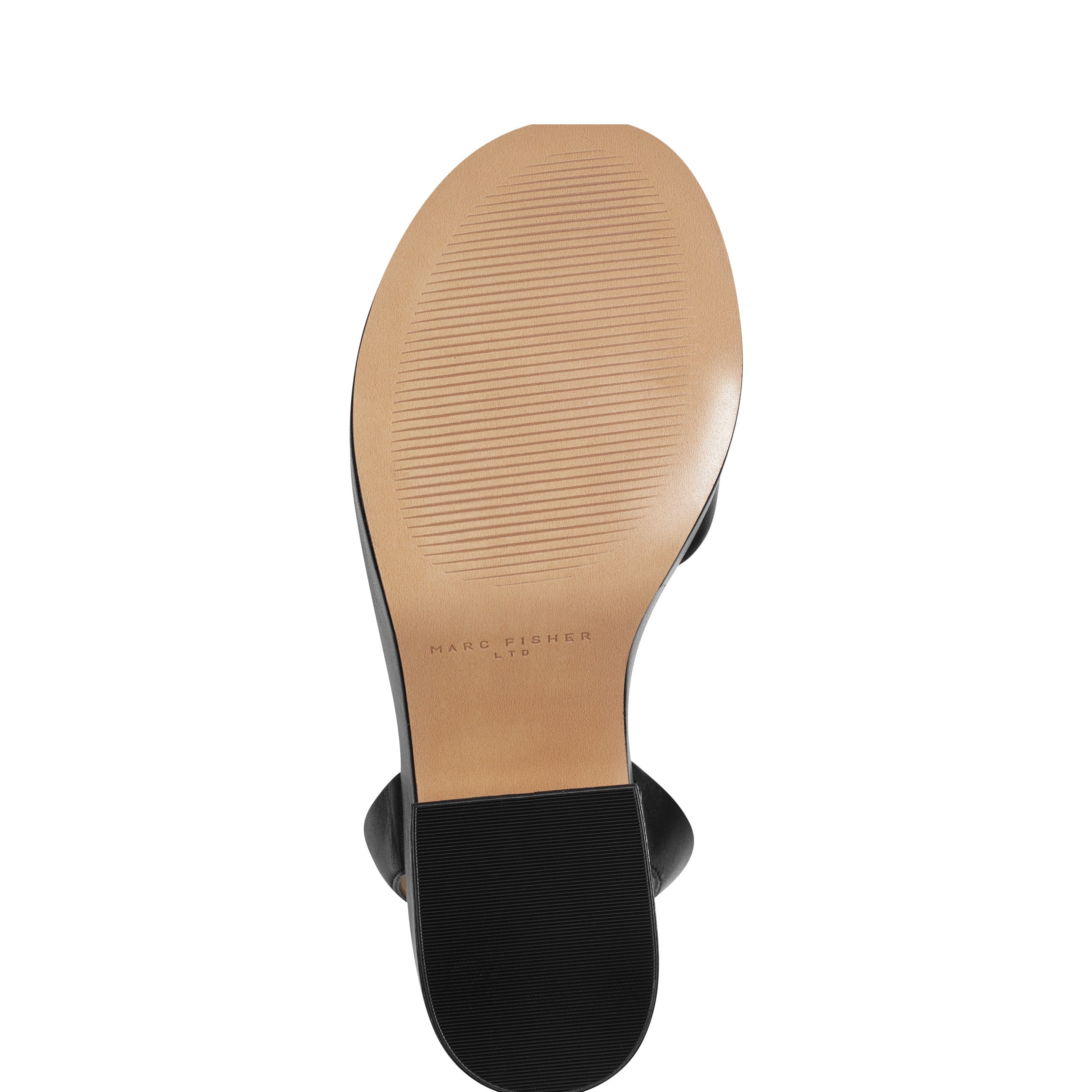 Razza Block Heel Platform Sandal - Black Leather
