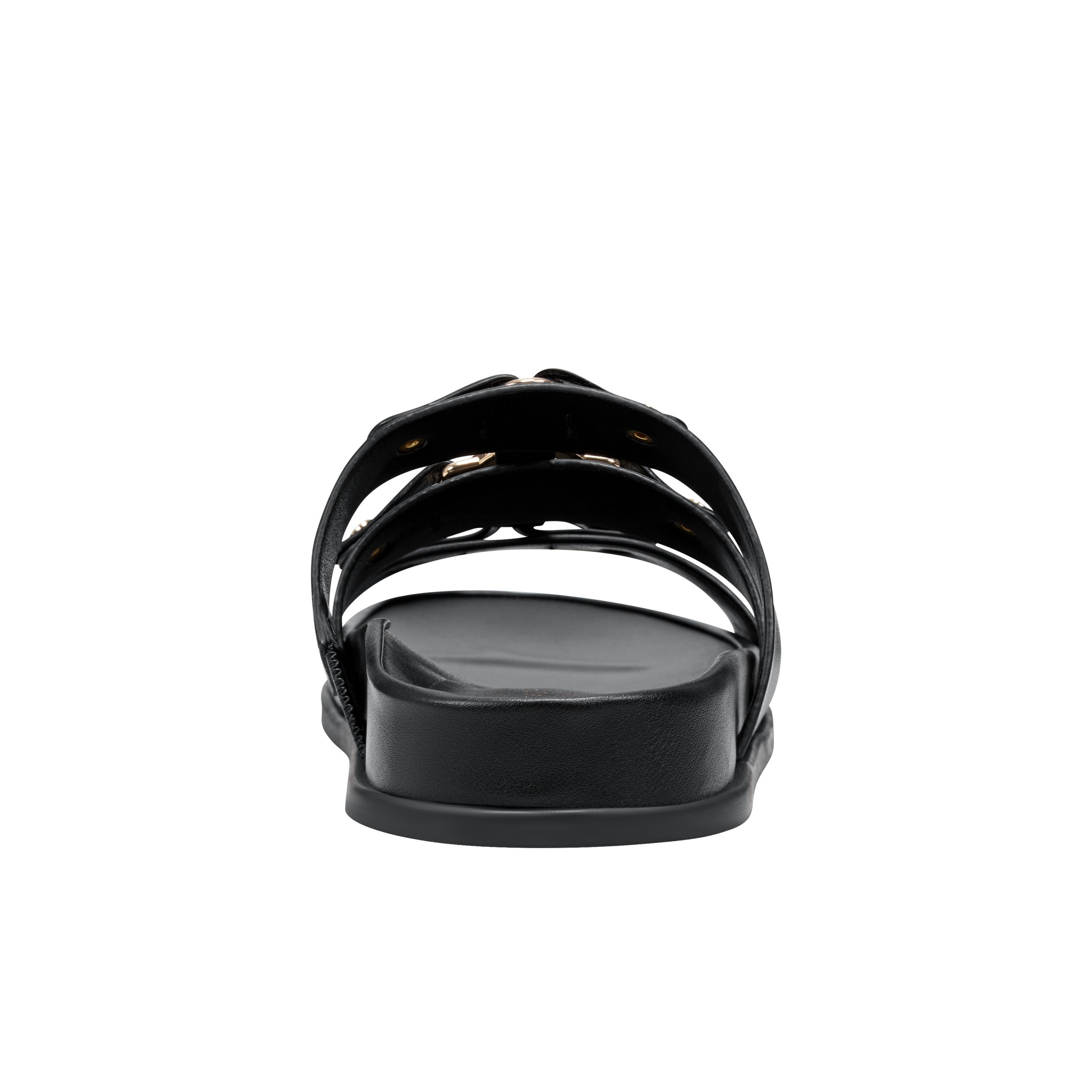Verity Flat Footbed Sandal - Black