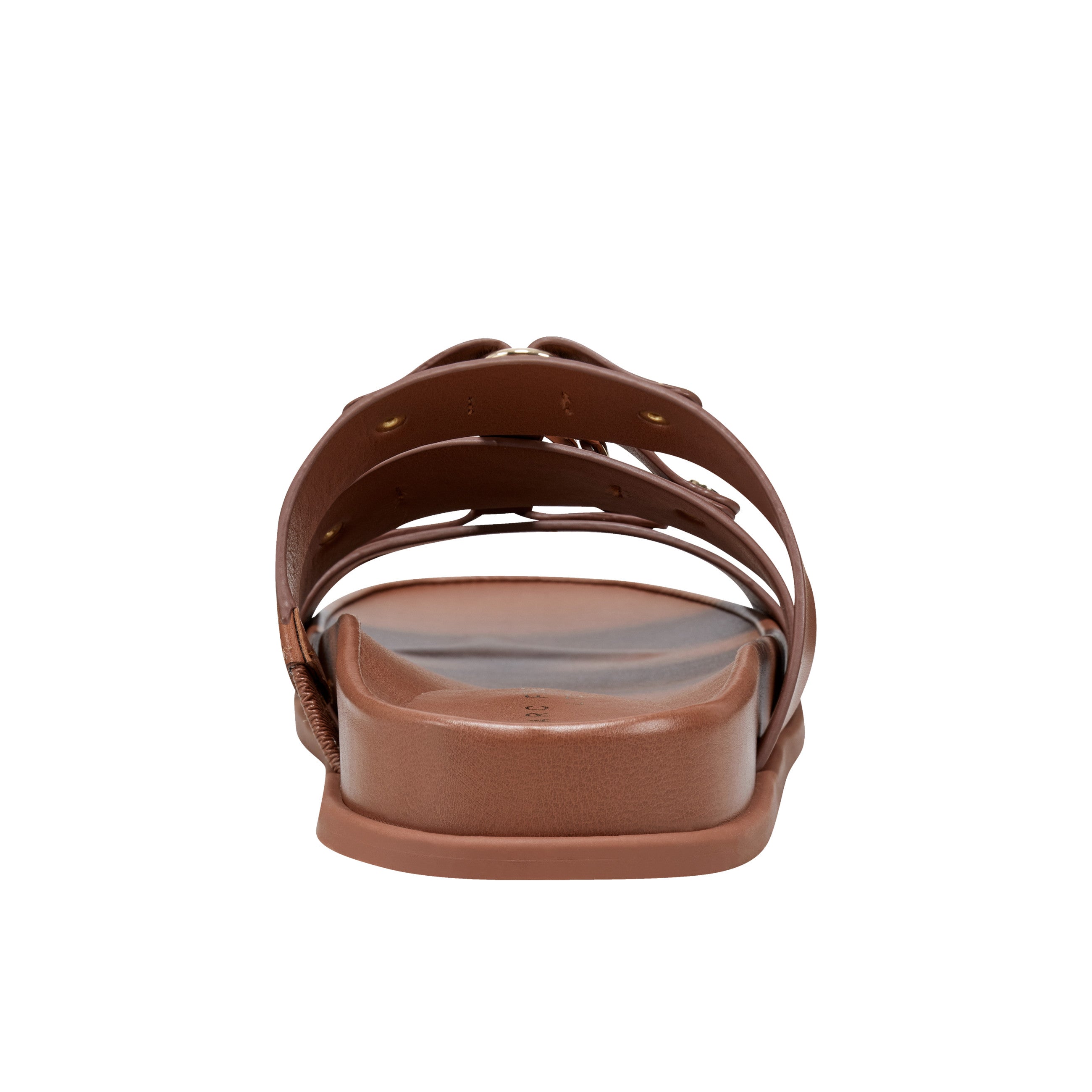 Verity Flat Footbed Sandal - Brown