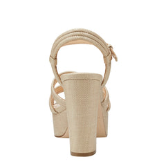 Cairo Platform Sandal - Medium Natural