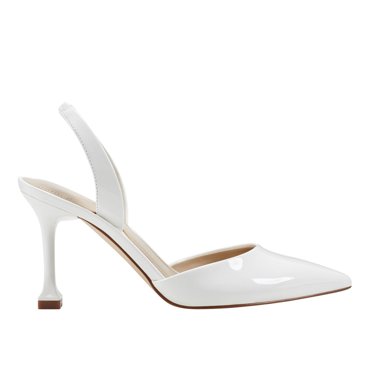 Hadya Slingback Pump - White