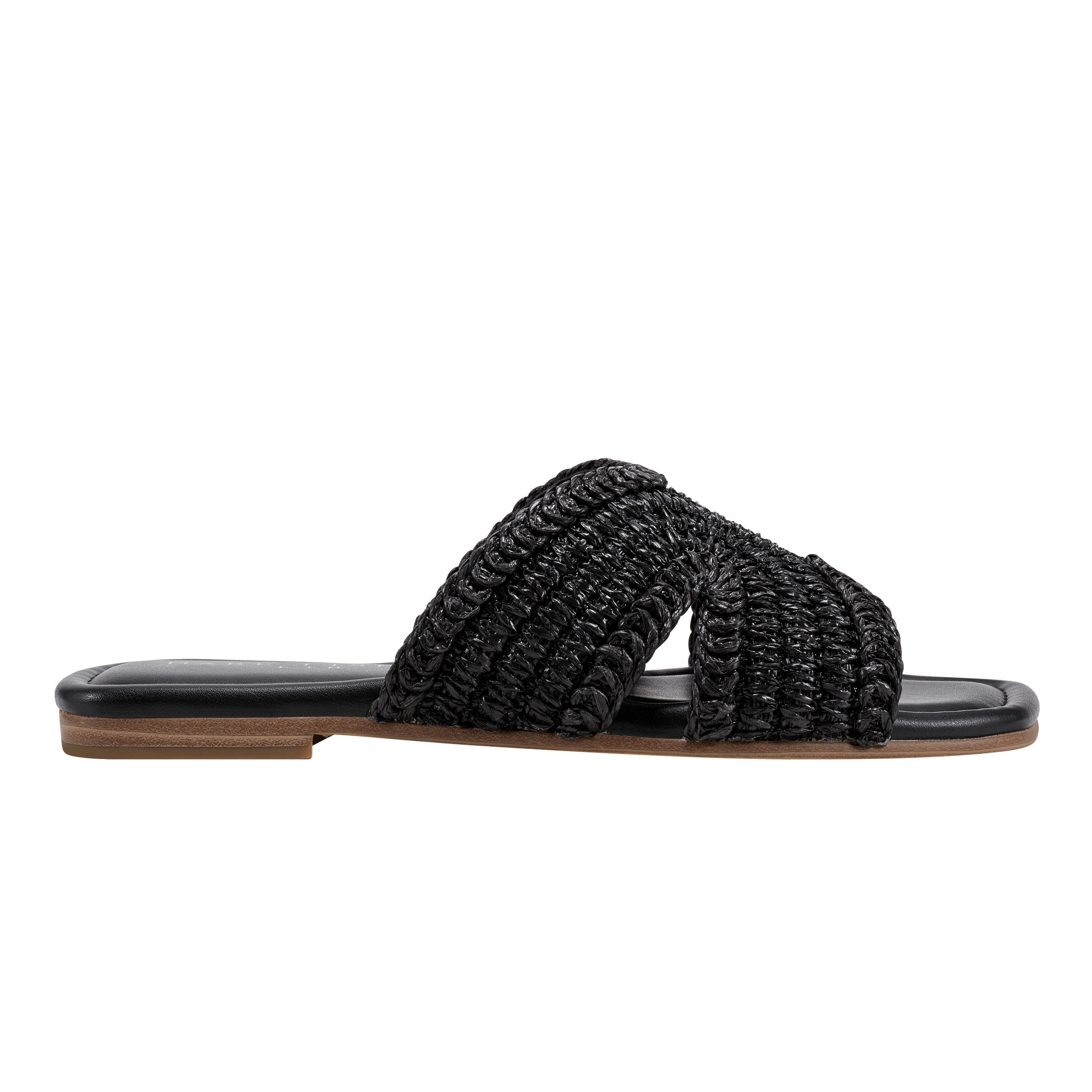Narda Flat Sandal - Black
