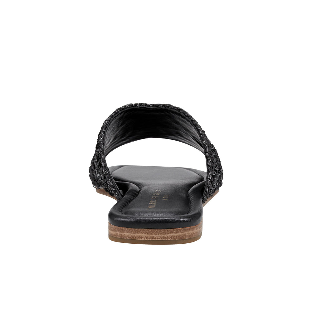 Narda Flat Sandal - Black