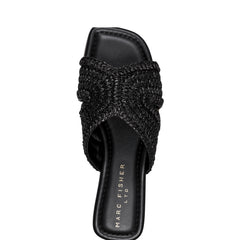 Narda Flat Sandal - Black