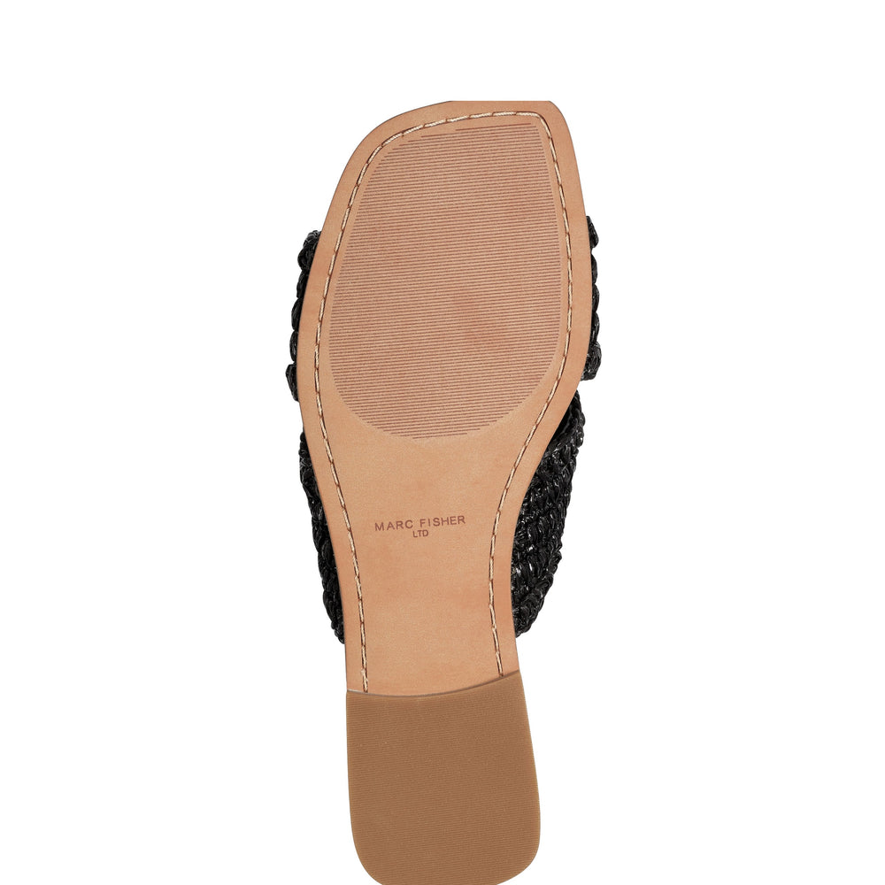Narda Flat Sandal - Black