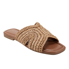 Narda Flat Sandal - Natural