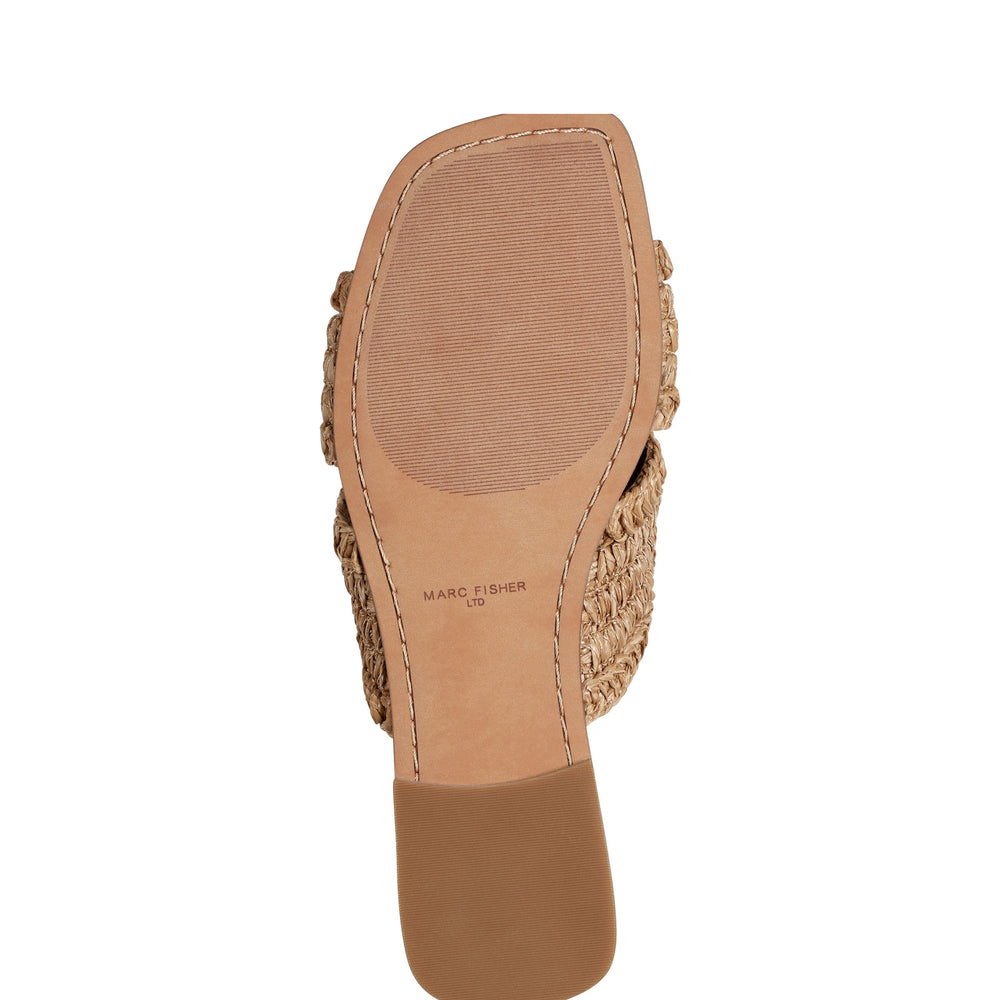 Narda Flat Sandal - Natural