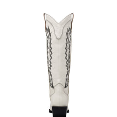Roselle Western Boot - Chic Cream Leather