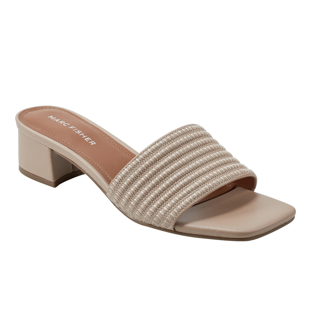 Casala Block Heel Sandal - Light Natural