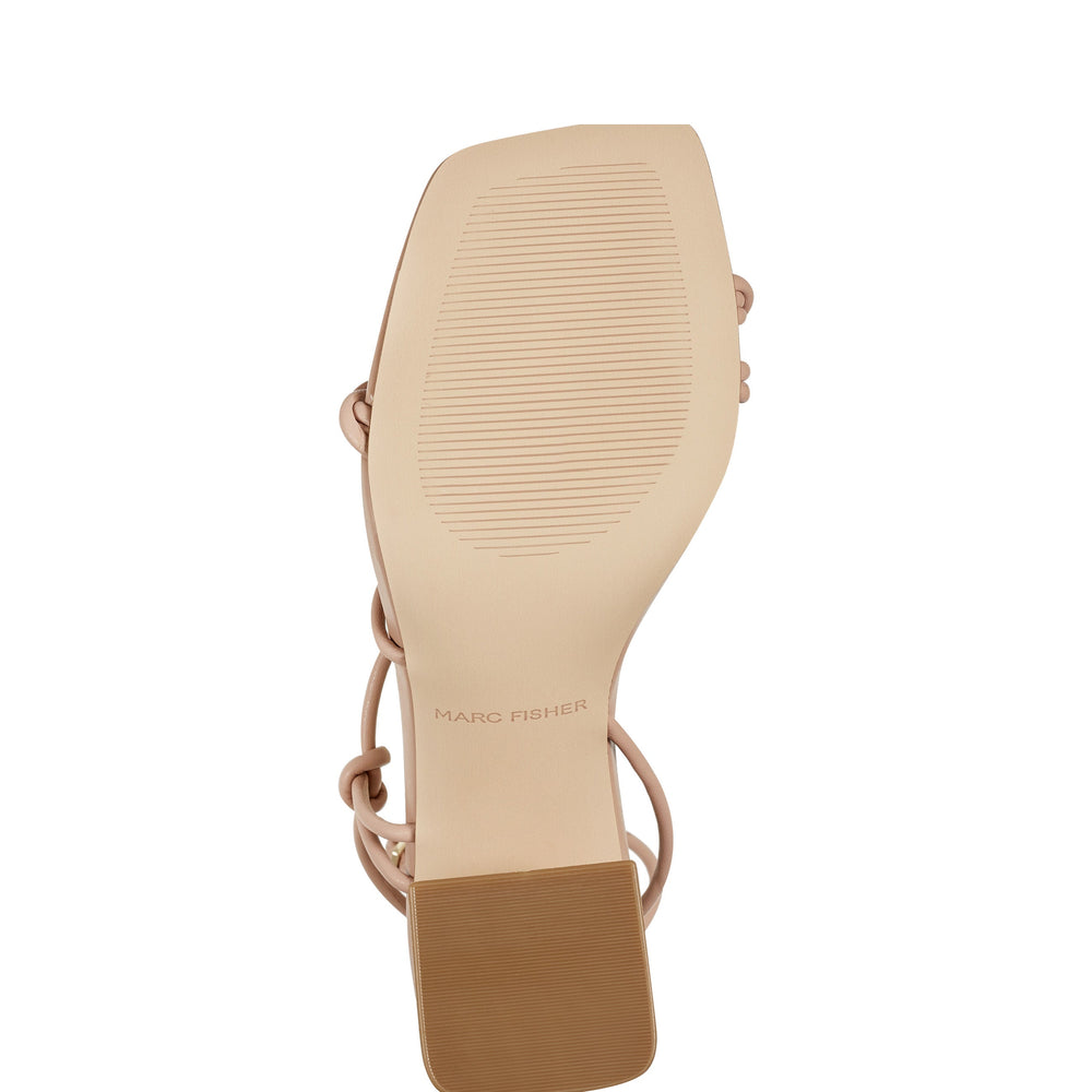 Meggiane Block Heel Sandal - Light Natural