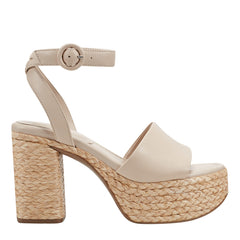 Palyca Platform Espadrille Sandal - Natural Leather