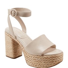 Palyca Platform Espadrille Sandal - Natural Leather
