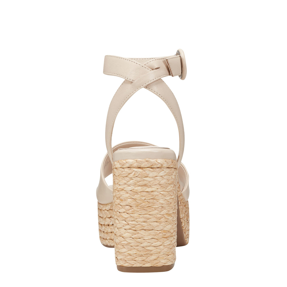 Palyca Platform Espadrille Sandal - Natural Leather