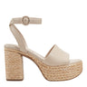Palyca Platform Espadrille Sandal - Natural Leather