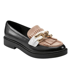 Calisto Loafer - Black/Natural/White