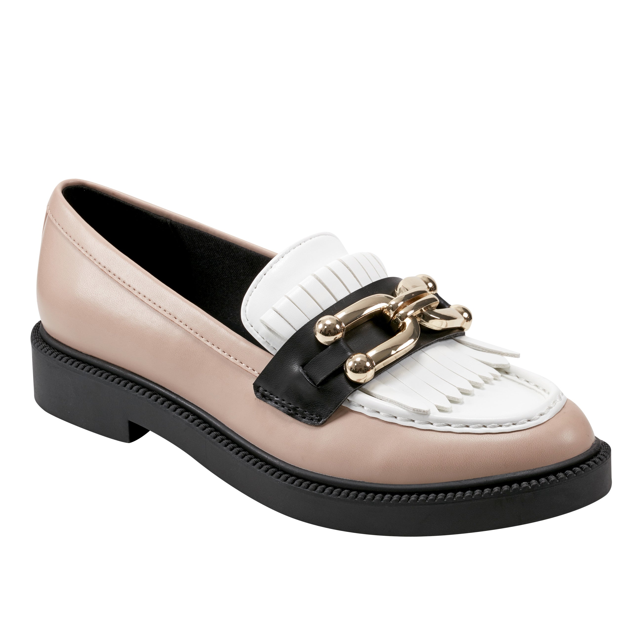 Calisto Loafer - Natural/White/Black