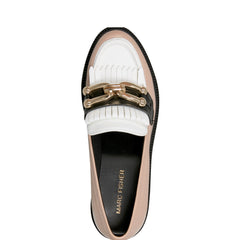 Calisto Loafer - Natural/White/Black
