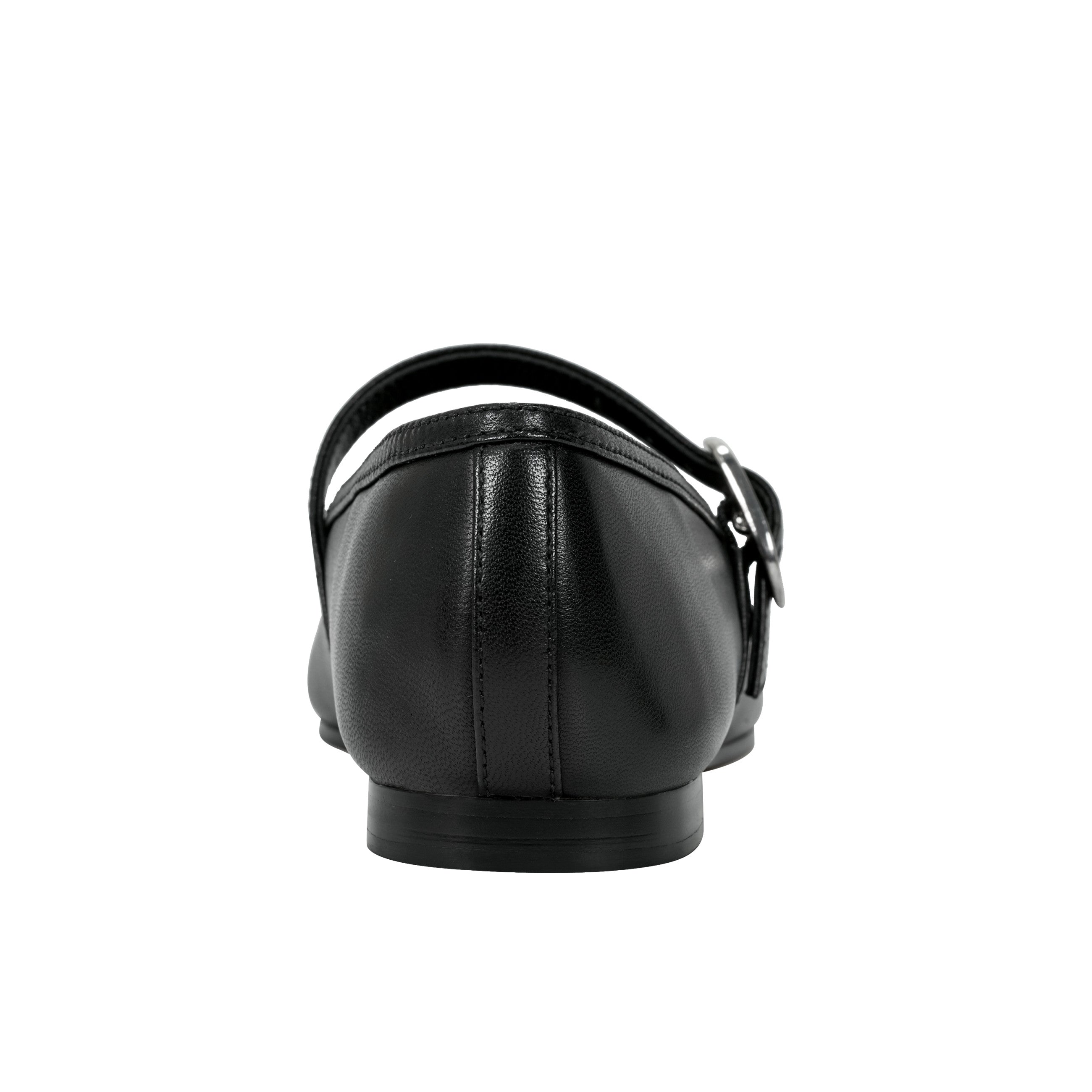 Garissa Mary Jane Ballet Flat - Black Leather