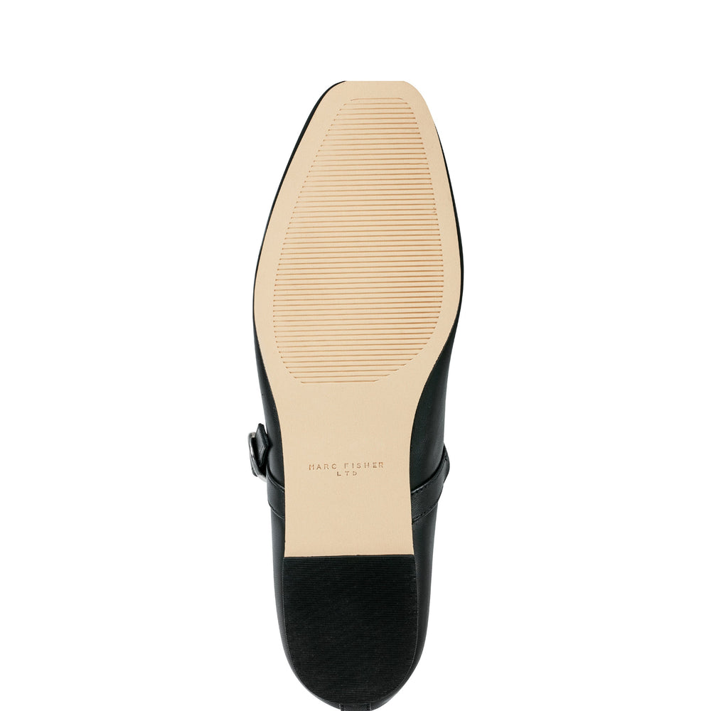 Garissa Mary Jane Ballet Flat - Black Leather